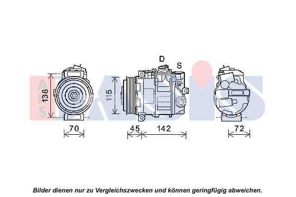 AKS DASIS Kompressori, ilmastointilaite 852713N